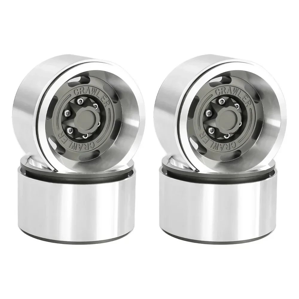 1.9 jantes Beadlock (4 peças) liga de alumínio para 1:10 RC Crawler Axial SCX10 90046 SCX10 III AXI03007 Tamiya CC01 D90 D110