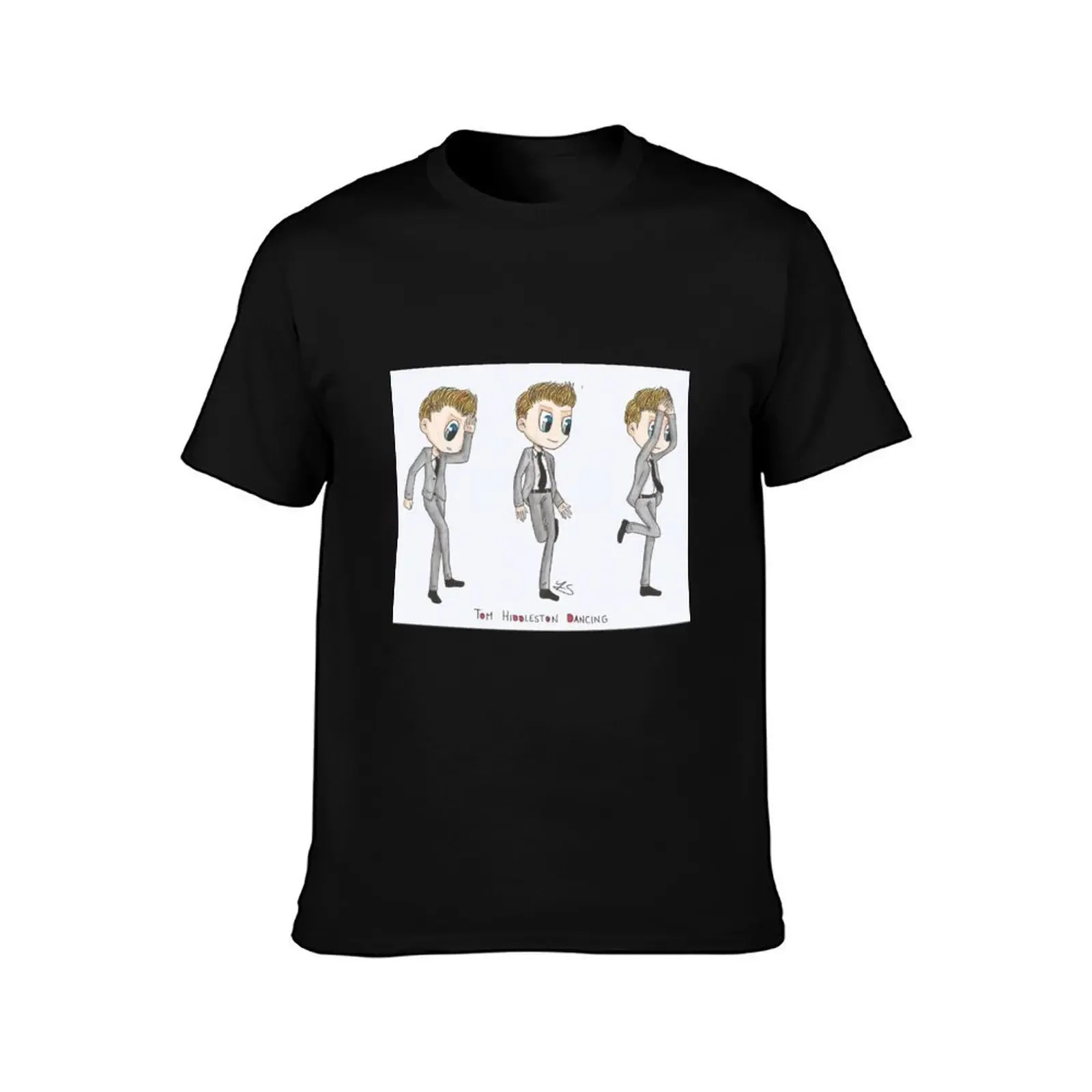 Tom Hiddleston dancing T-Shirt kawaii clothes summer tops mens plain t shirts