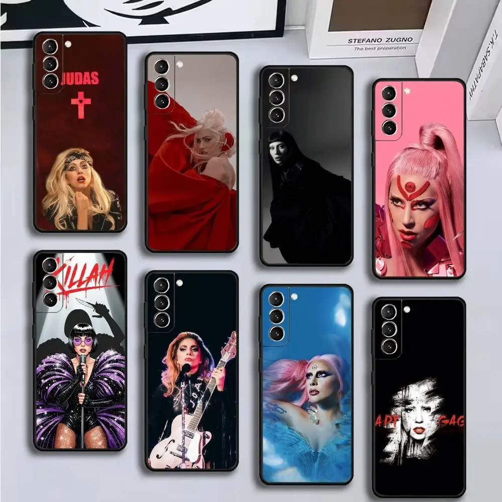 

L-LADY GAGA MAYHEM Phone Case For Samsung GalaxyA13,21s,22,31,32,52,53,71,72,73,Soft Black Cover