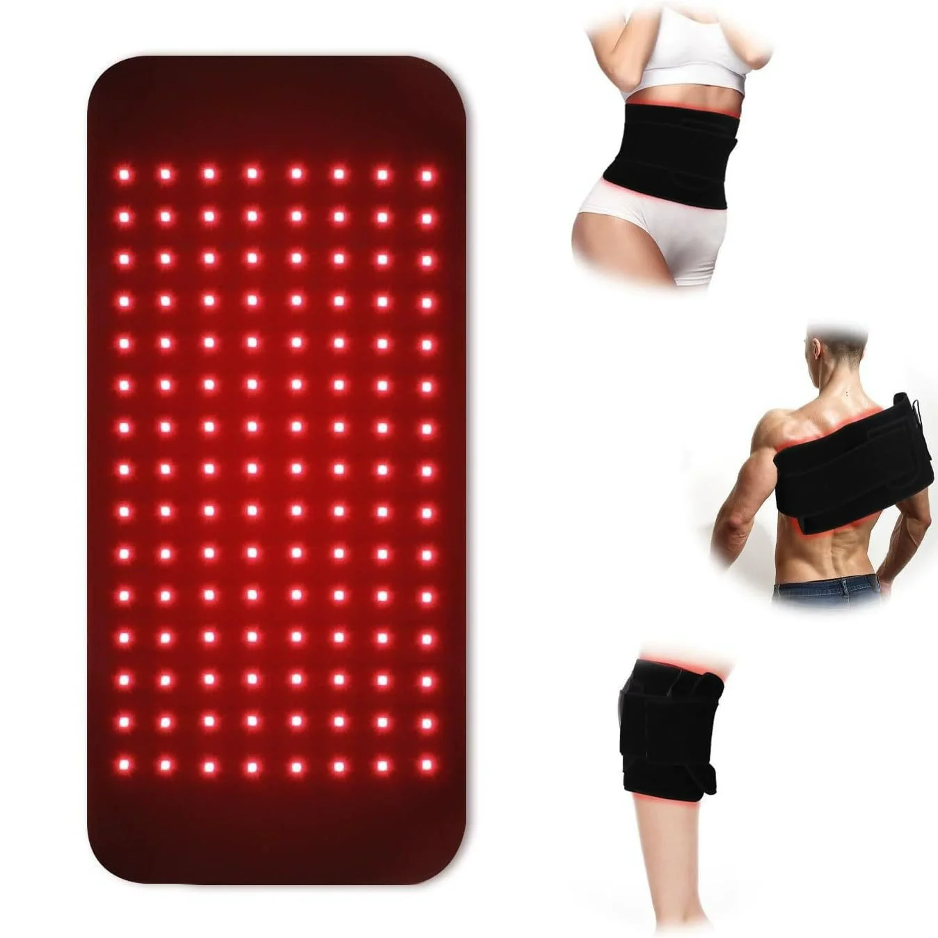 120 LEDs Red Light Belt Red＆Infrared 850nm 660nm Back Pain Relief Wrap Home Use Joint Muscle Relieve Beauty Tool