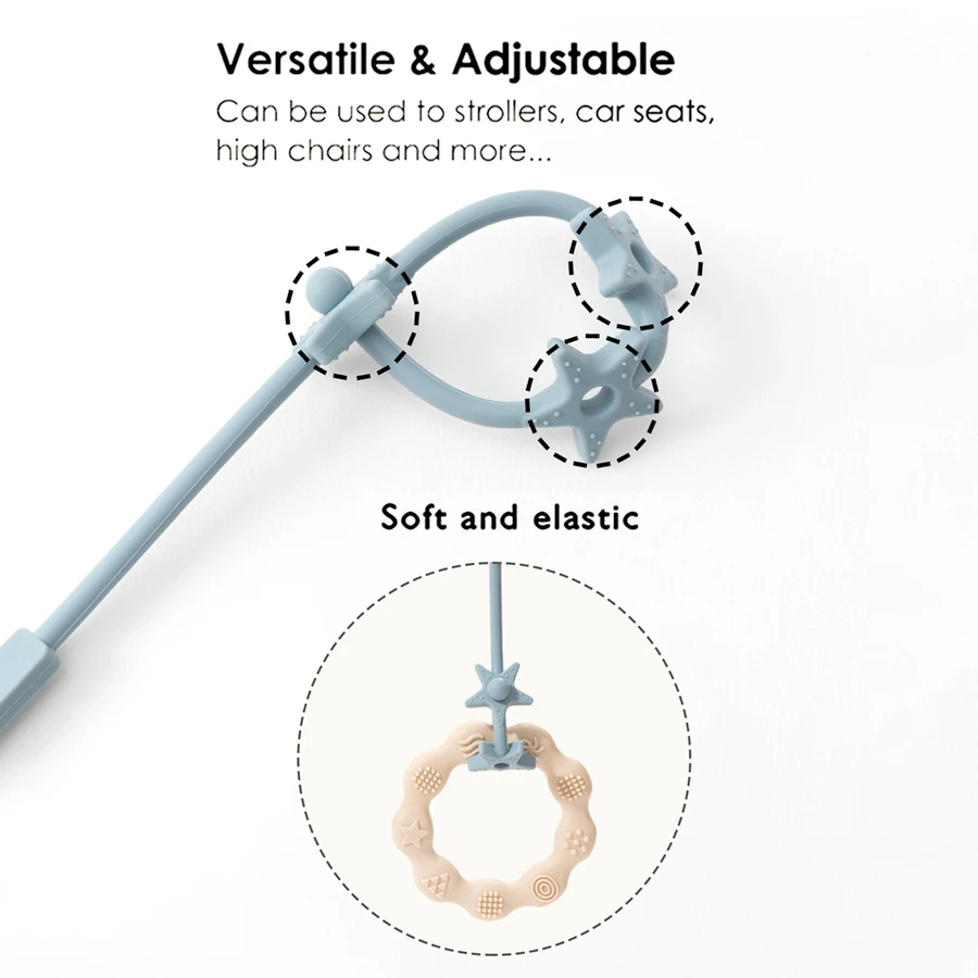 아기 실리콘 젖꼭지 클립 체인, 어린이 더미 젖꼭지 거치대 클립, 젖니 장난감, 수터 펜던트, 거치대 유모차 액세서리, 1 개
