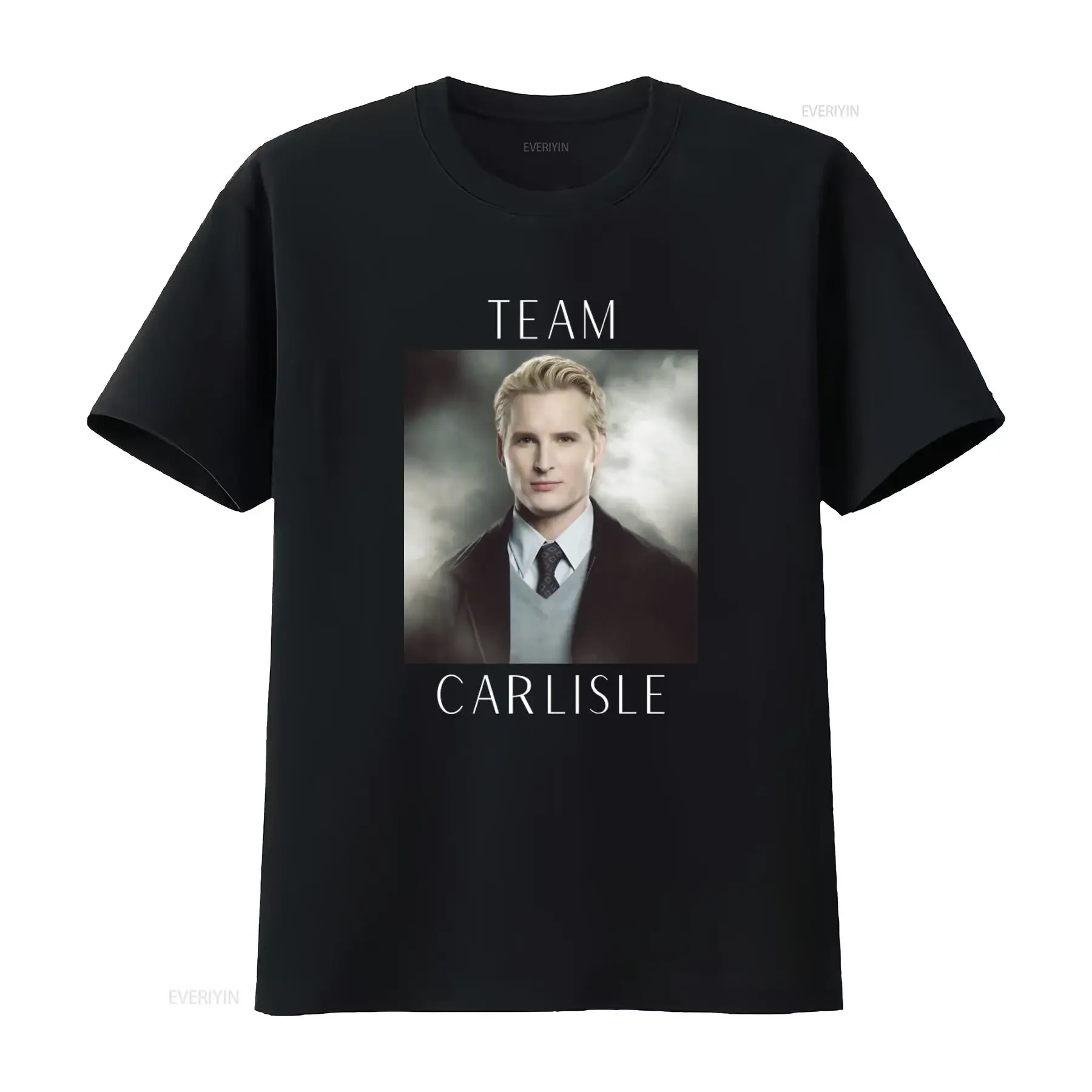 US Twilight Carlisle Cullen Team Daddy Series Peter Facinelli Family Edward Father T Shirt Print  vintage Washed Casual