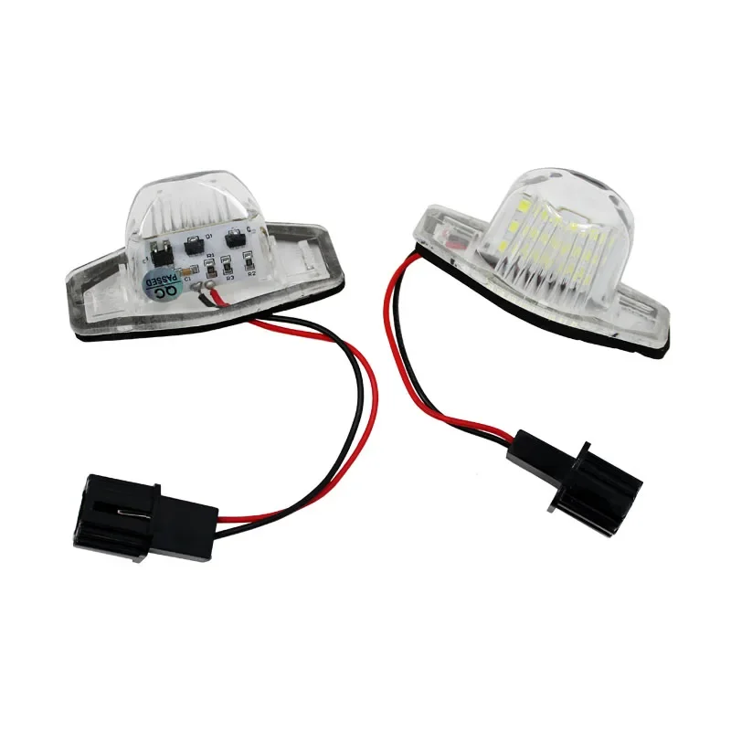 2 قطعة LED رقم السيارة لوحة ترخيص ضوء لهوندا Crv صالح أوديسي جاز Hrv Frv CR-V تيار LED عدد مصباح