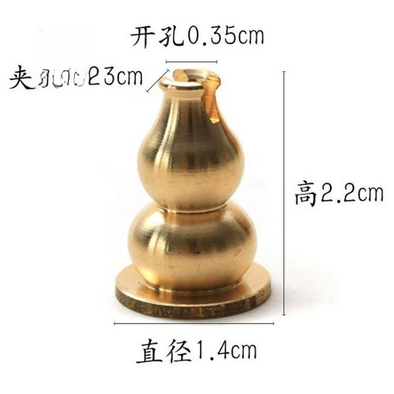 Classic sailing model accessories - small brass foot - bracket - column gourd type