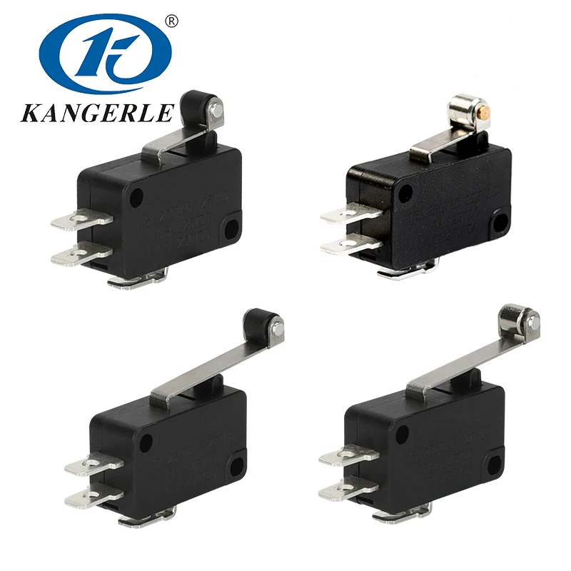 Kangerle self-locking CNC micro-motion limit switch mouse protection motor three-legged pointing light touch travel button