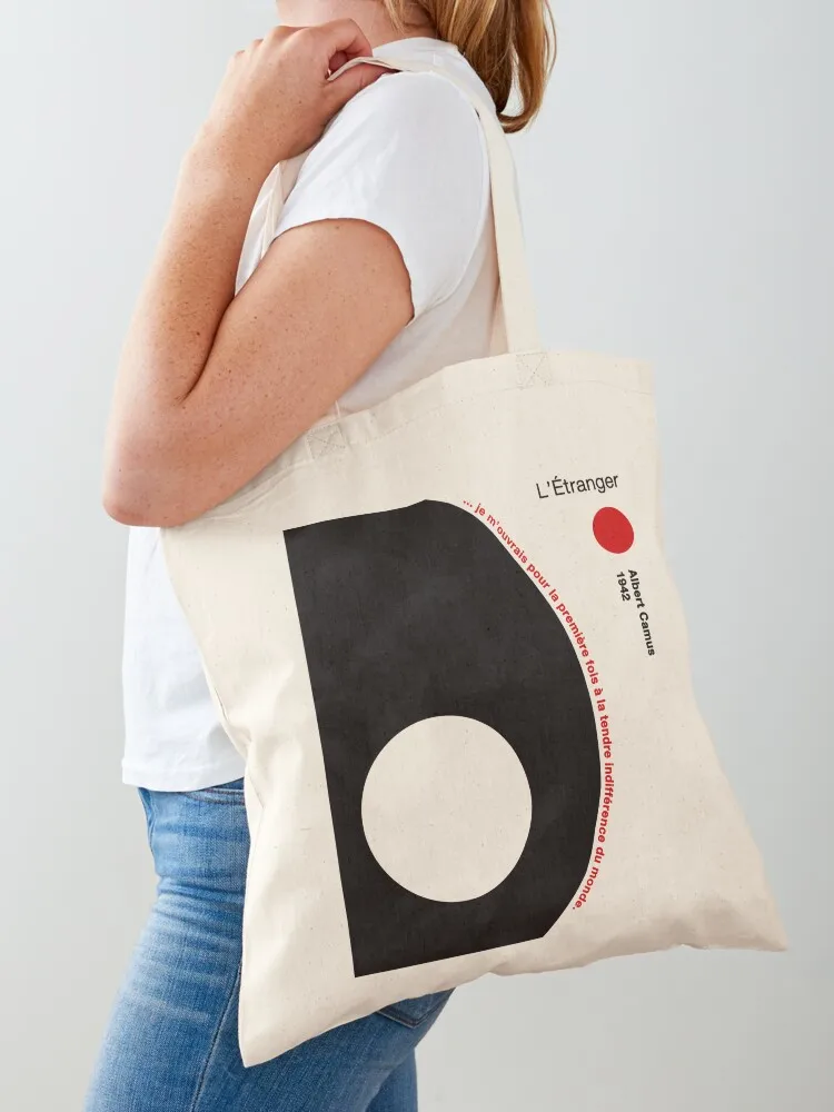 Albert Camus - L'étranger - The Stranger Tote Bag hand bags tote bag university canvas tote bag