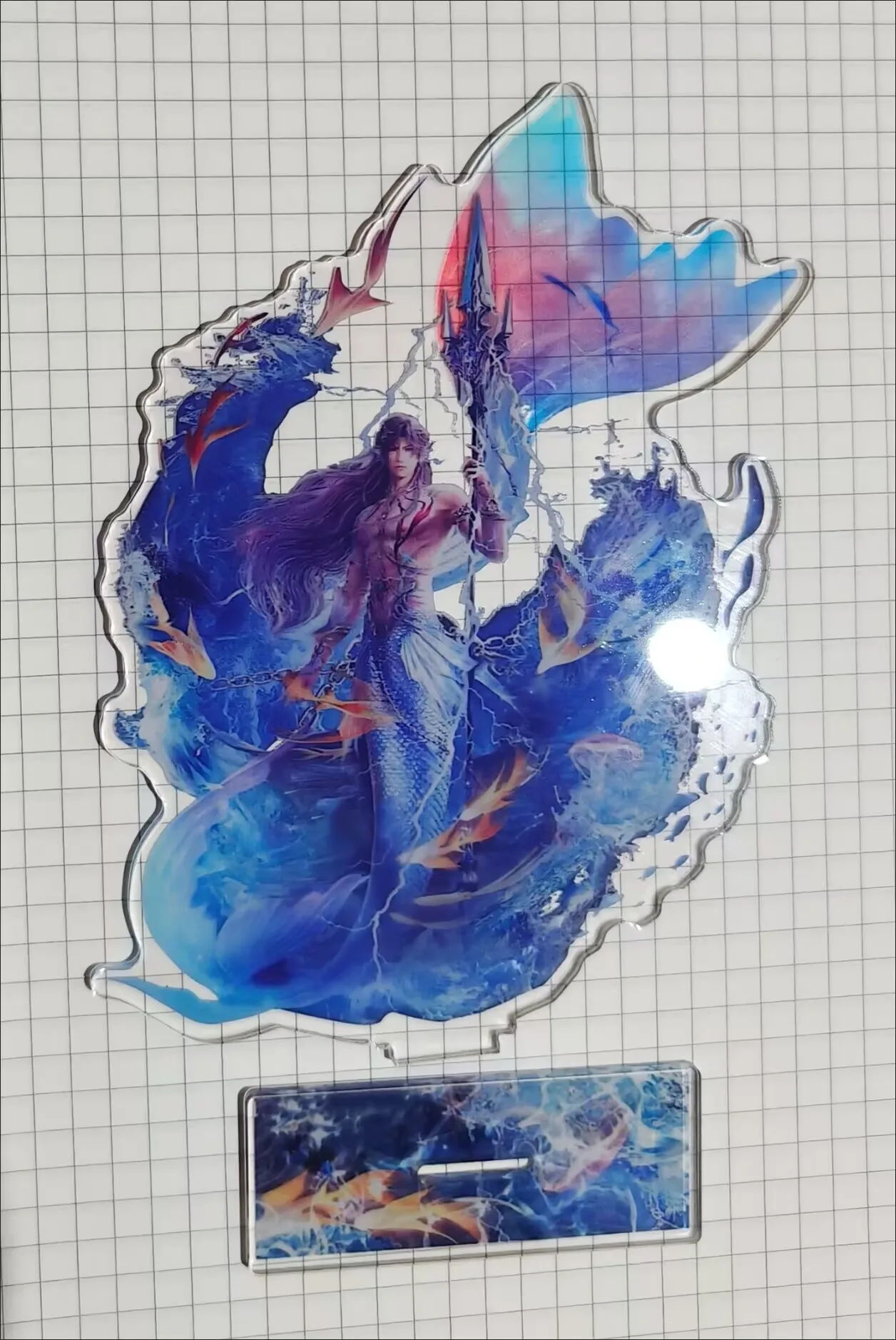 يتم تقديم بضائع الرسوم المتحركة "الحب والمساحة العميقة" و"Rafayel Qi Yu" Lemuria Sea God Standes لأفضل الأصدقاء