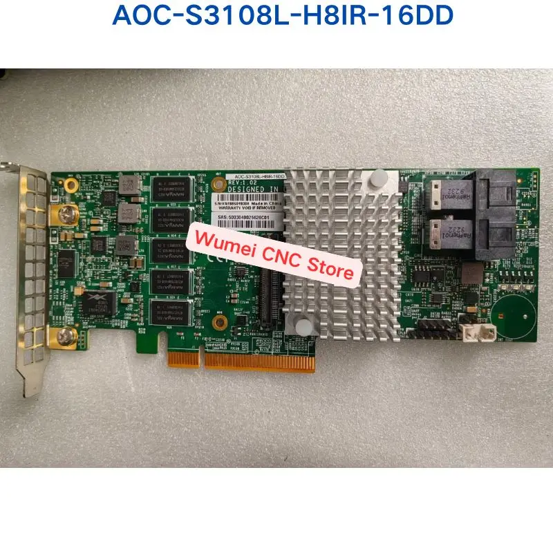 

Тест б/у ОК AOC-S3108L-H8IR-16DD Внутренний RAID-адаптер SAS