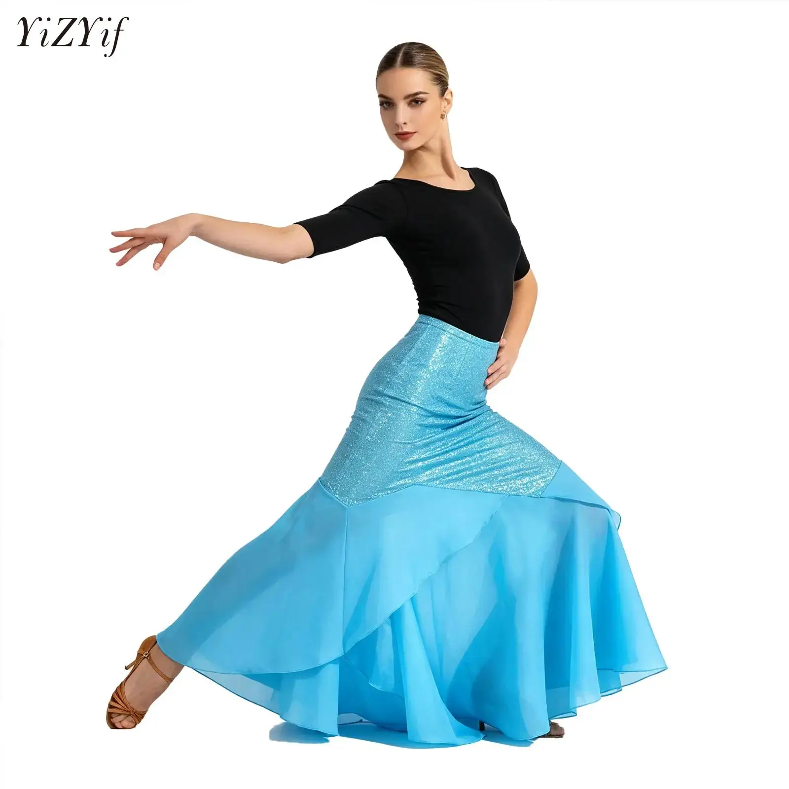 Anime Mermaid Princess Costumes Women Sexy Tail Costume Cosplay Party Sparkling Panel Sequin Skirt Halloween Fancy Dress Up