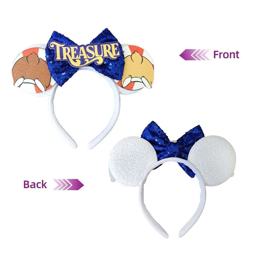 2025 أحدث العثور على نيمو مستوحاة آذان ديزني عقال حفلة تأثيري ماوس هيرباند النساء مهرجان أغطية الرأس طفل إكسسوارات الشعر #4