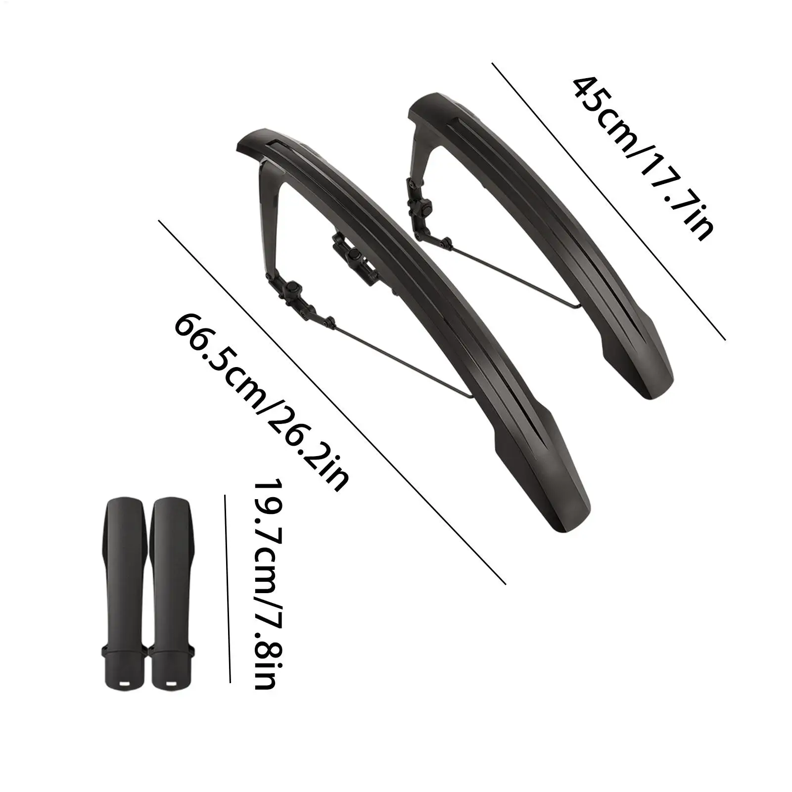 واقيات الطين للدراجة قابلة للتعديل سريعة الإصدار واقيات الطين للدراجة على الطرق الجبلية وركوب الدراجات الترفيهية