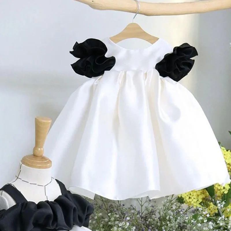 Short Long Evening Children Dresses for Elegant Party Girls Dresses 2 to 8 Years Prom Dress Baby Girl Dress Kid Clothing Wedding