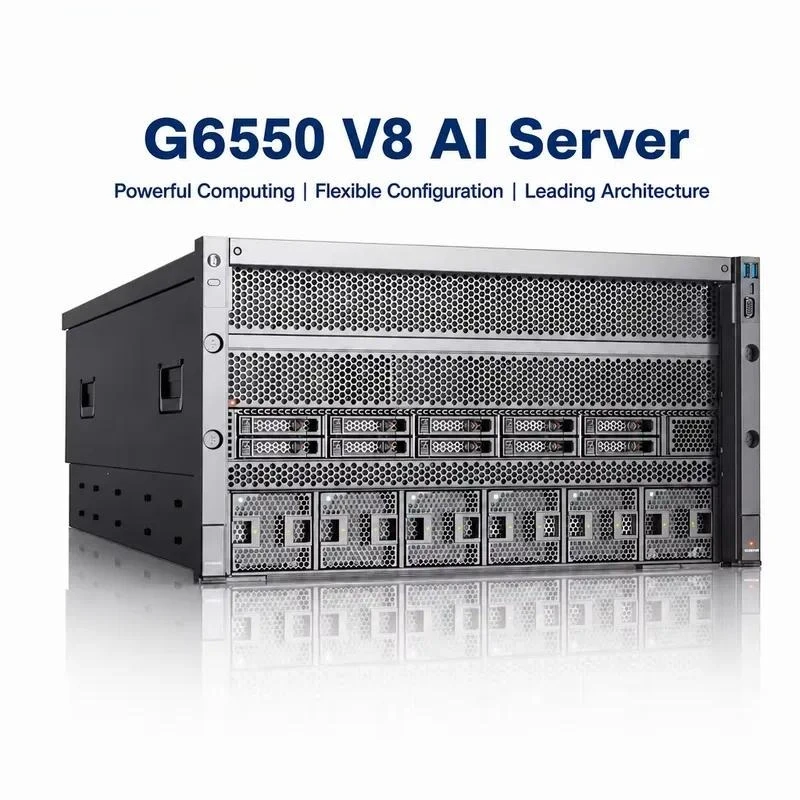 for XFUSION AI Model Training Server FusionServer G6550 V8 10 GPUs Ready Dual Core Turin 9005 6U Rackmount High