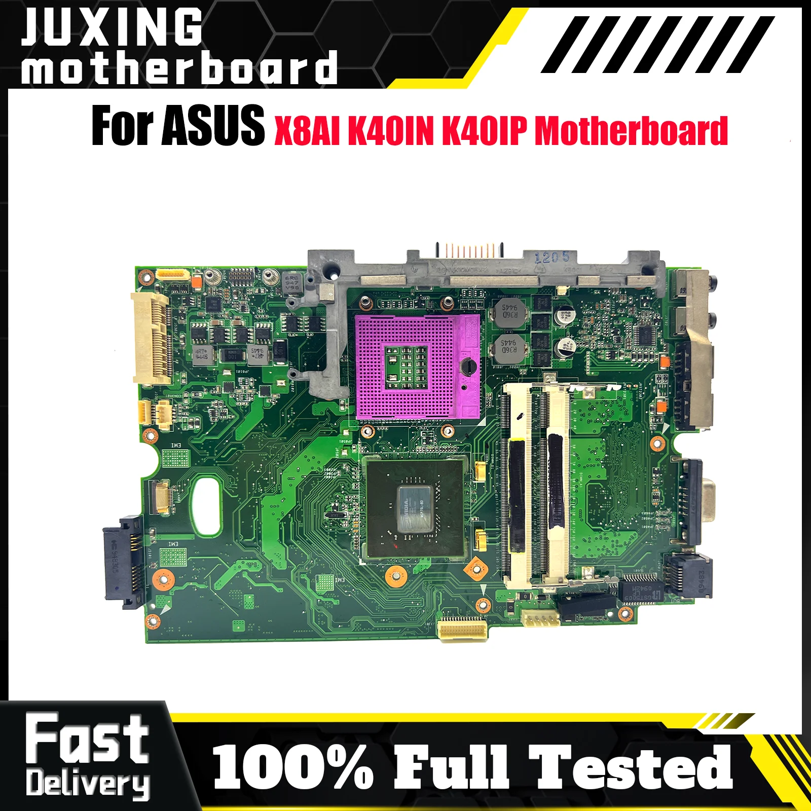 

Материнская плата для ноутбука K40IN для ASUS K40ID K40IN K40IJ X8AI K40IE K40I, материнская плата для ноутбука, 100% тестирование, ОК, быстрая доставка, высокое качество