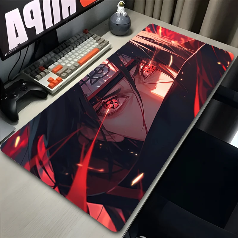 Mouse Pad Non-Slip Rubber mousepads Game player notebook computer Pad table mat PC carpet N-NARUTOS Uchiha Itachi Mousepad XXXL