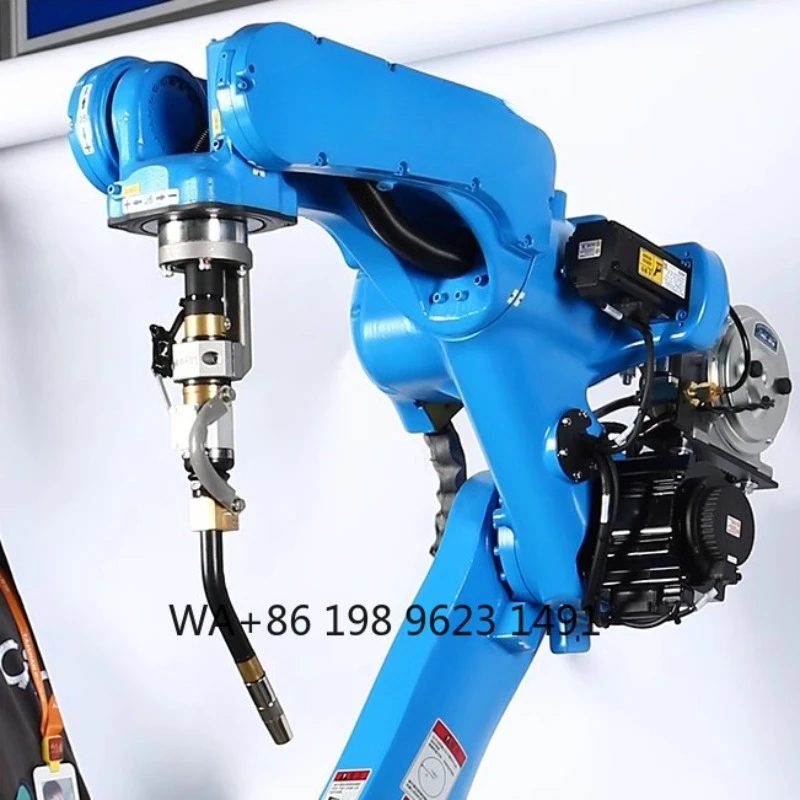6 Axis Automatic Industrial MIG Welding Robot Heavy Duty Metal Frame Intelligent Welding Equipment