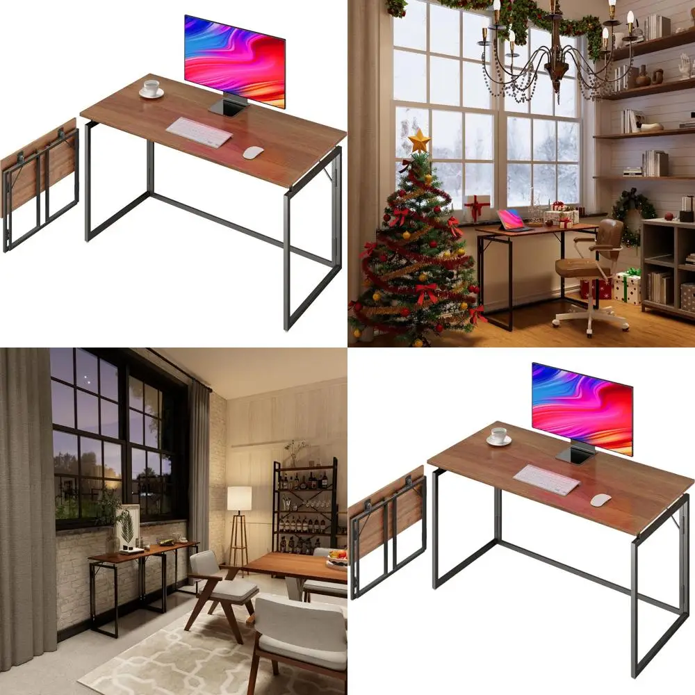 

Компактный складной деревянный стол 31,5 для небольших помещений — простой в установке домашнего офиса, письменного и учебного стола