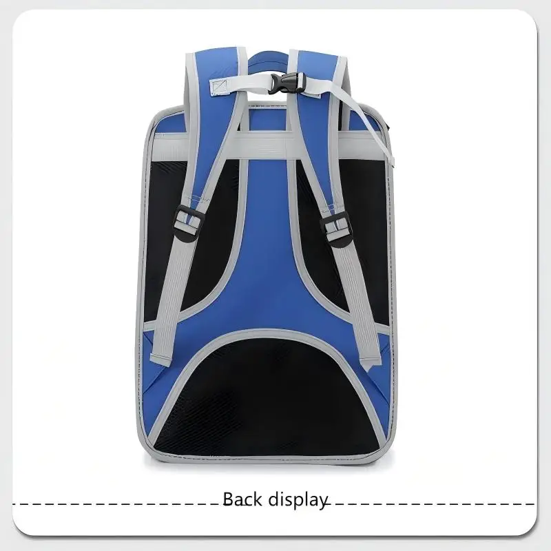 Breathable Pet Cat Backpack with Panoramic Window Oxford Cloth Large Capacity Foldable Outdoor Travel for Cats Small Dogs