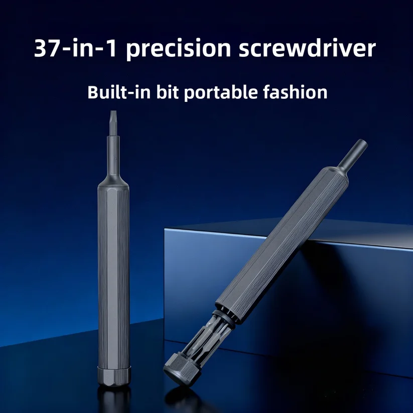 

37 in 1 Multifunctional Screwdriver Set with 18 PCS Torx Phillips Magnetic Screw Driver Bits Hand Repair Tool for Phone Watch PC