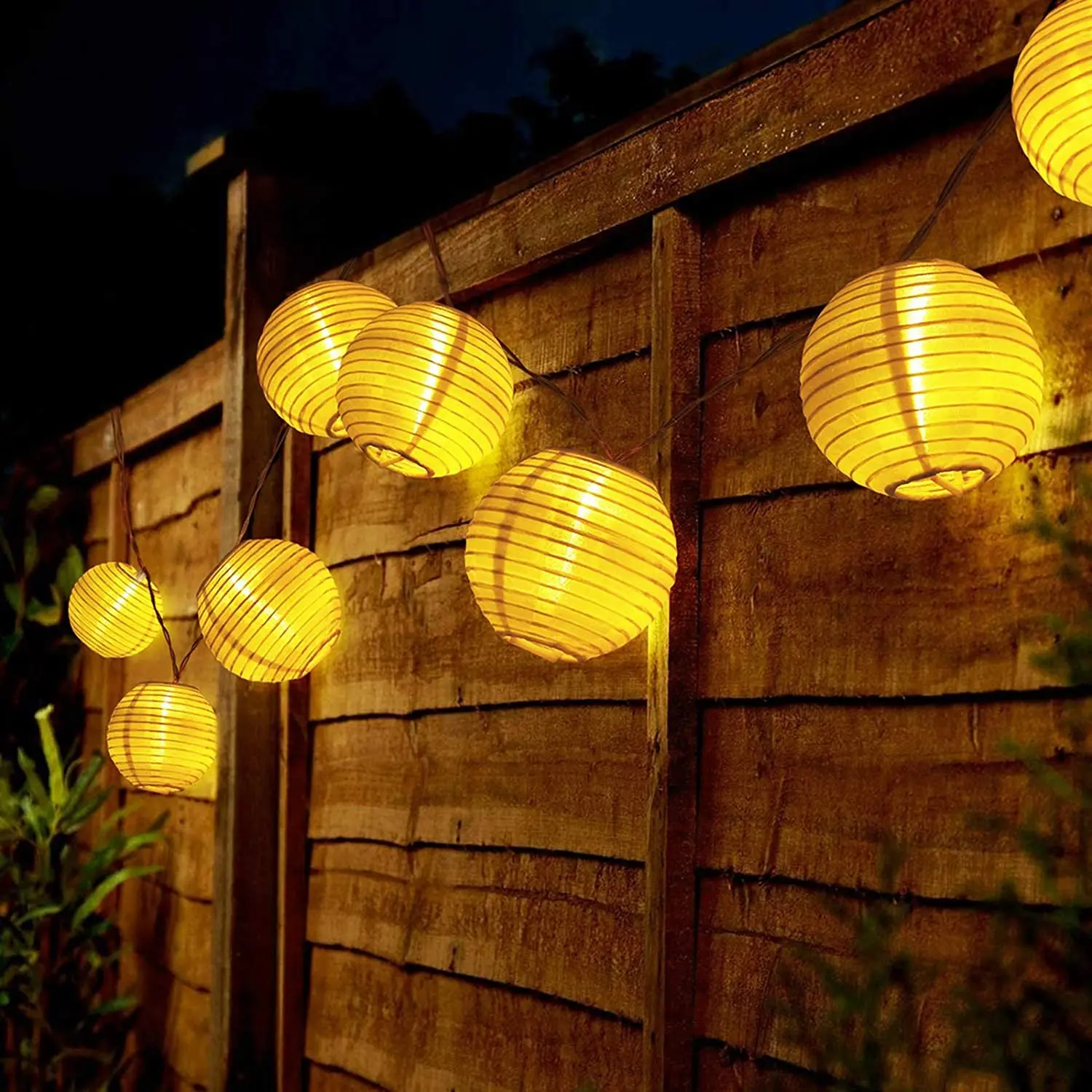 30LED Lantern Solar Panel String Fairy Lights Waterproof Outdoor Garland Patio Light Solar Power Lamp Christmas for Garden Decor