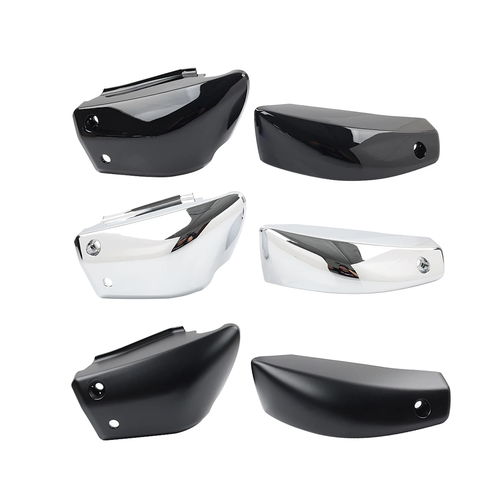 2Pcs ABS Motorcycle Battery Side Panel Cover Fairing Protector For Yamaha V-Star XVS 950 2009-2015 For XVS950CT Tourer 2009-2017