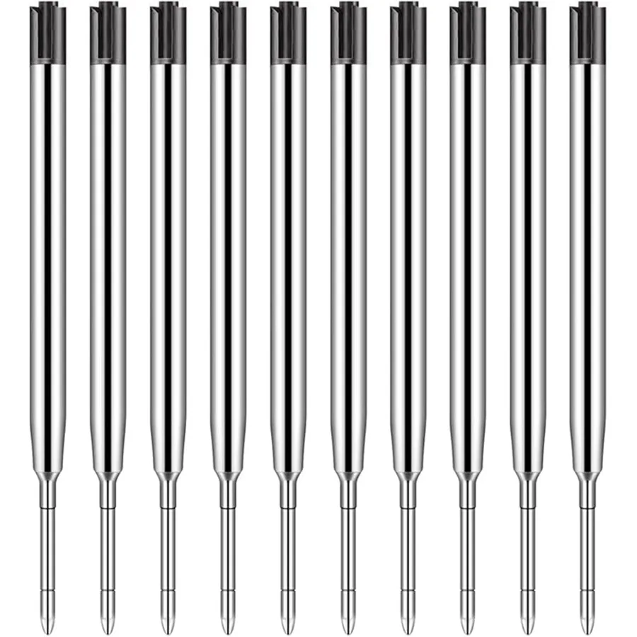 

Упаковка из 10 сменных стержней для шариковых ручек G2, стержни для гелевых чернил, 1 мм, стержни для ручек средней точки, стержни для шариковых ручек, чернила Re