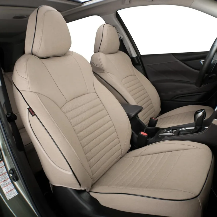 

Custom Fit Full Set Faux Leather Seat Covers for Subaru Legacy 20152019 Vehicles Universal Fit for Trucks and SUVs Premium Beig