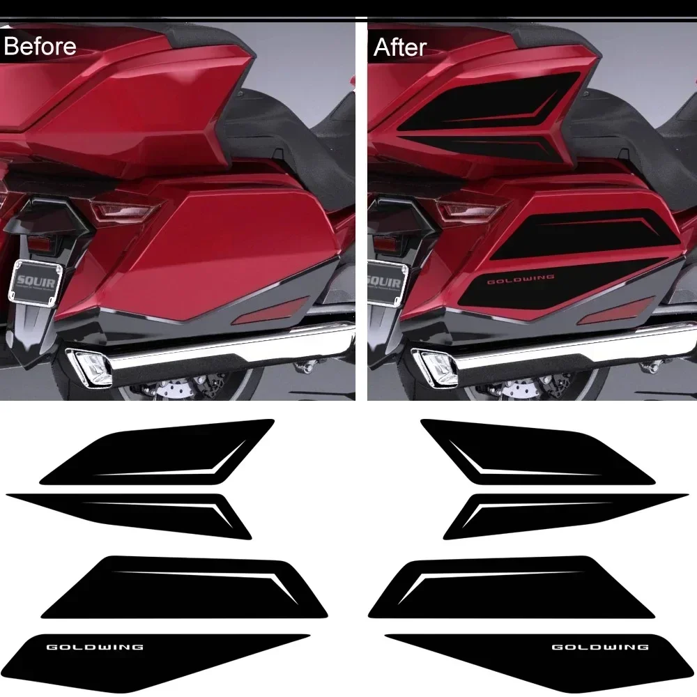 Decals For HONDA Goldwing GL1800 GL 1800 Tour Trunk Luggage Cases Tank Pad Protection Emblem Badge Logo