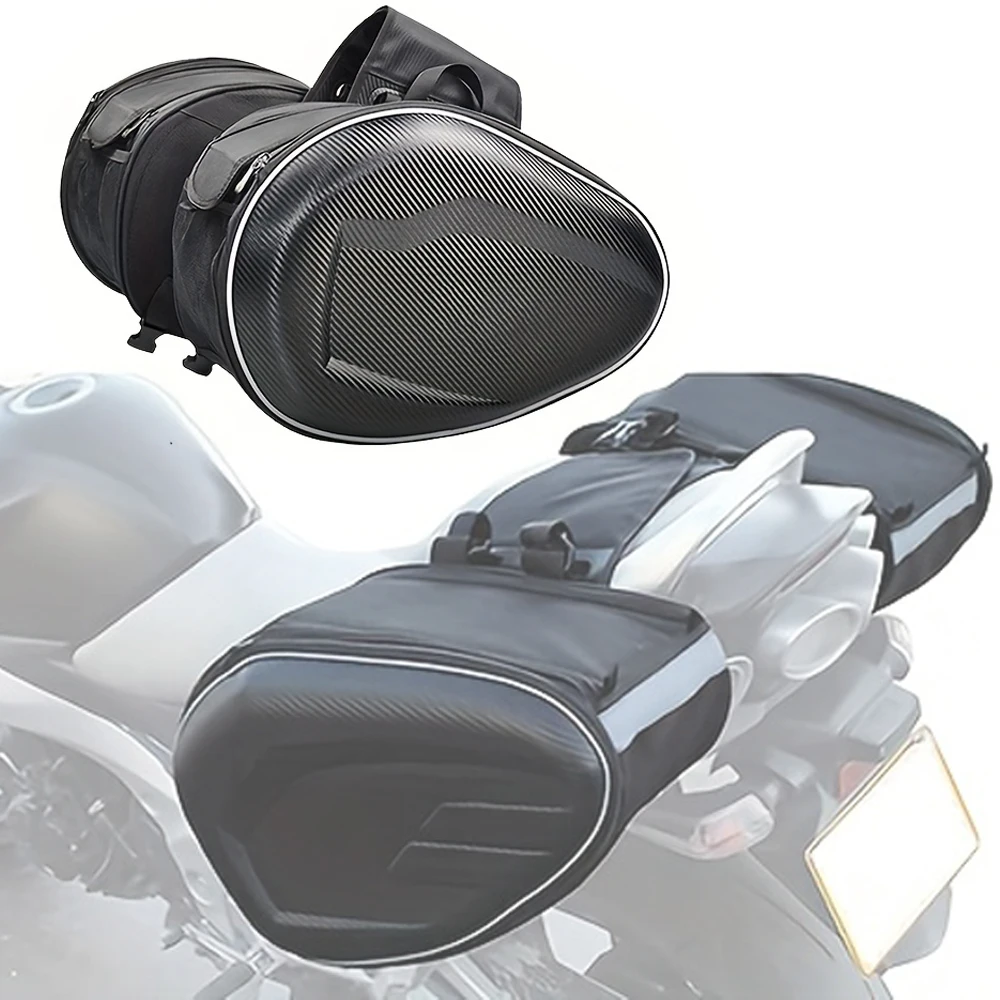 

Motorcycle side bag saddle bag double-sided helmet bag multifunctional riding travel bag, waterproof motorcycle bag