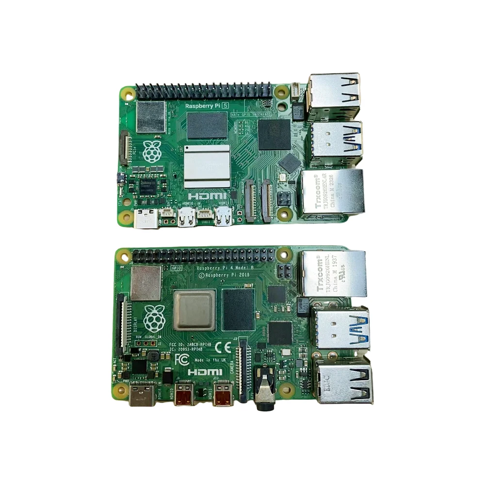 Stock Raspberry Pi 5 AI Model B De 2GB 4GB 8GB Model Pi5 2 GB 4 GB 8 GB Kit Starter Computer Pc 2G 4G 8G Development Board Case