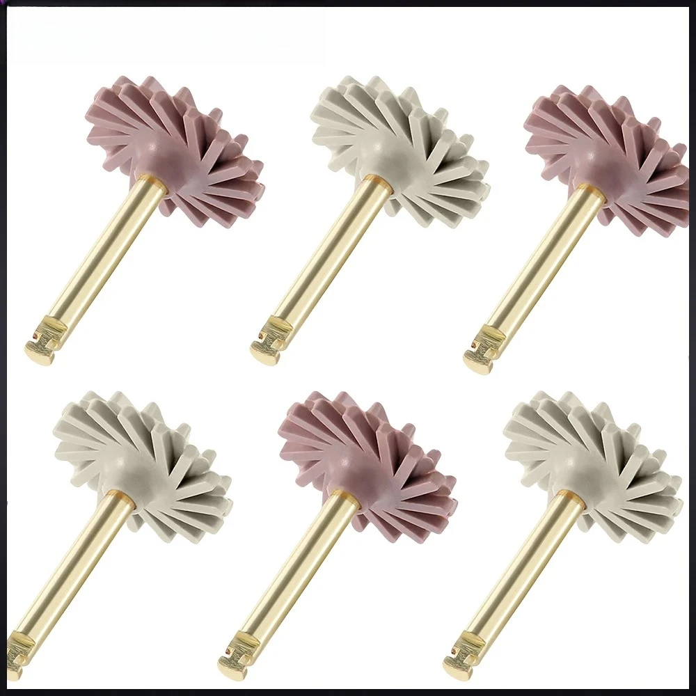 Dental Composite Resin Polishing Kit Silicone Polishing Disc Wheel Brush Burs for Dental Restoration Finishing Dentist Instrumen