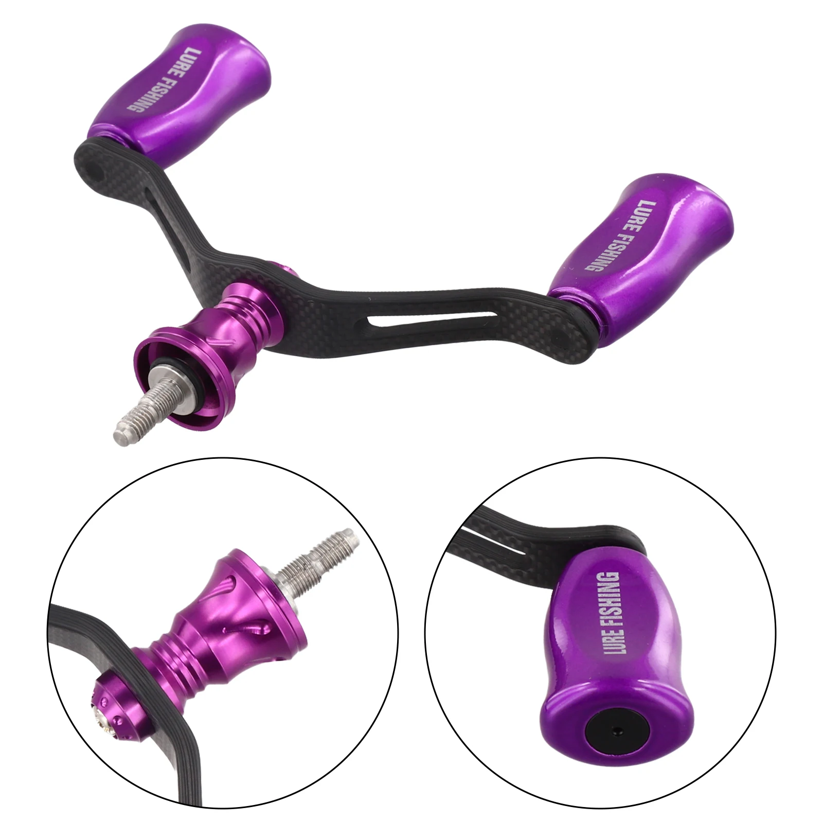 Replacement Carbon Fibre Rocker Handle for Spinnings Reel FOR NASCI FOR Sephia FOR STELLA Compatible with Various Models
