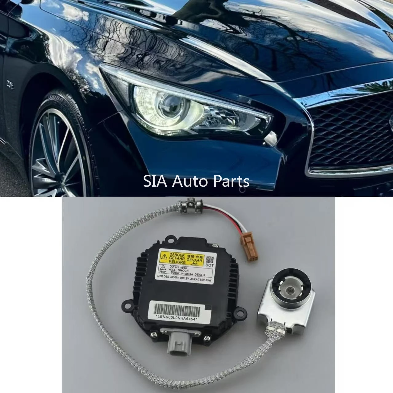 For Nissan Infiniti Benz Renault Subaru D2R D2S HID Xenon Headlight Ballast Igniter Control Unit NZMNS111LBNA NZMNS111LANA