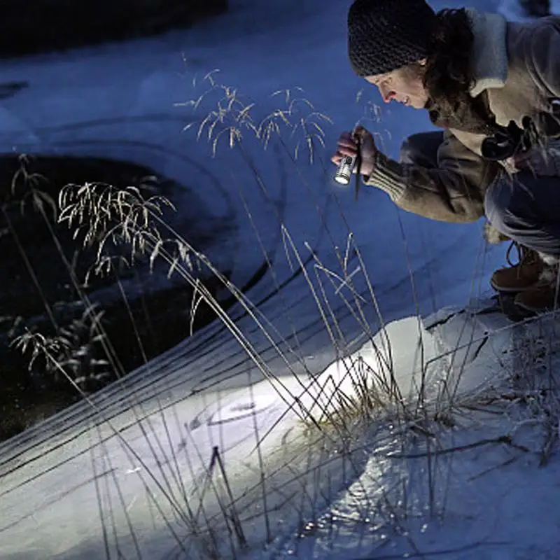 LED Keychain Lights Bright Rechargeable Small Flashlights Mini Flashlight With Type-c Fast Charging Port For Outdoor Activity