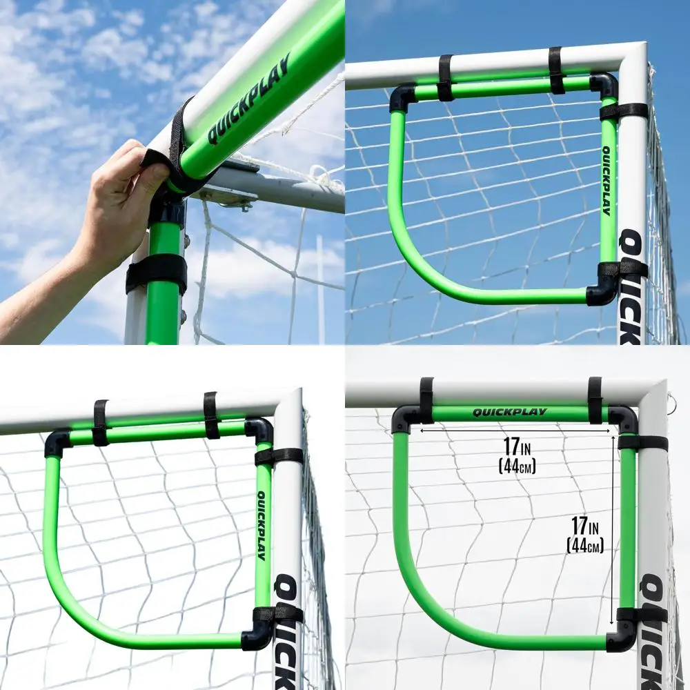 

High-Visibility Neon Green Soccer Training Equipment, Universal Fit for All Goals