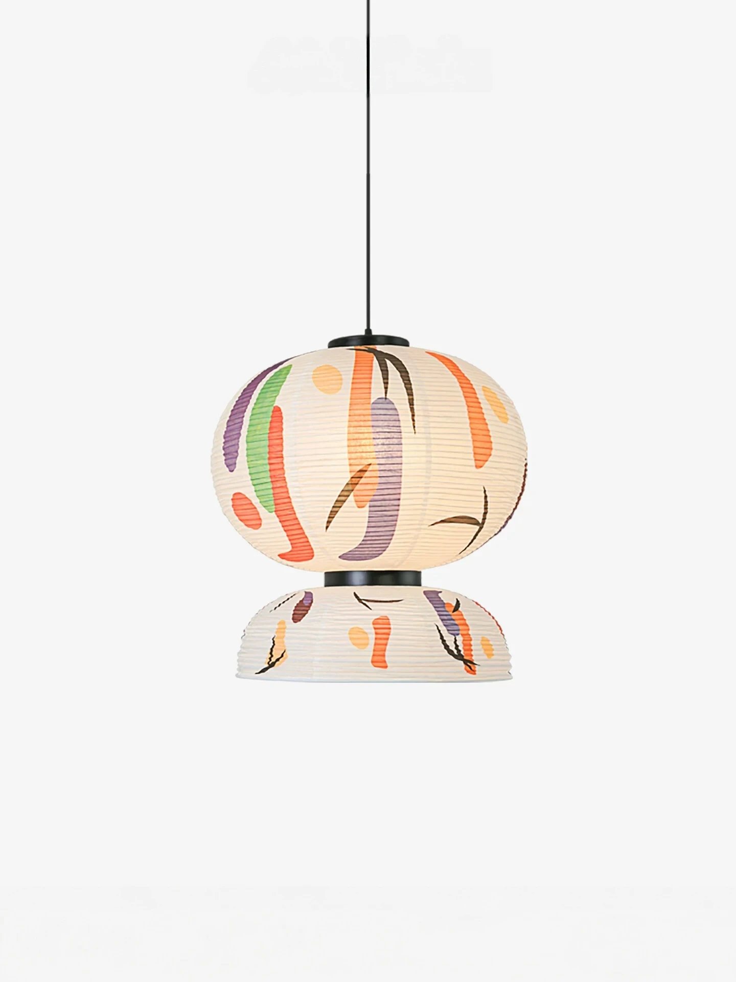 Japanese Style Noguchi Yuxuan Paper Restaurant Wabi Sabi Style Retro Art Graffiti Decoration Dining Table Lamp Bedroom Lamp