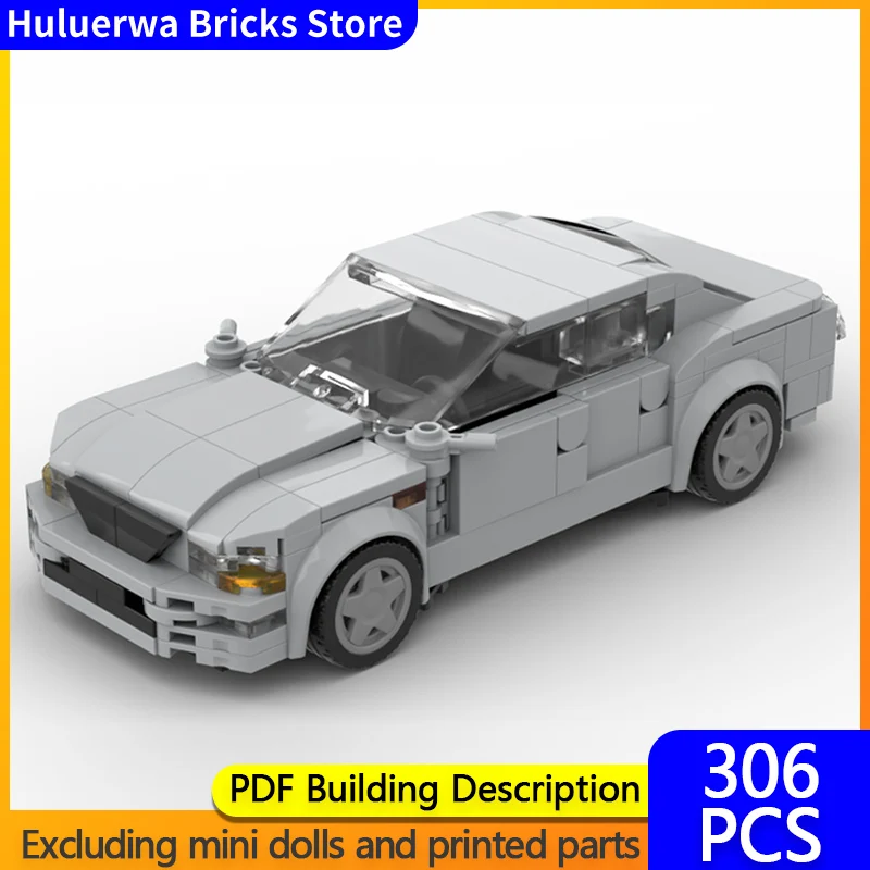 

Модель скоростного гоночного автомобиля MOC, строительные кирпичи IS300, спортивный седан, модульная технология, детские праздничные подарки, сборка игрушек, костюм