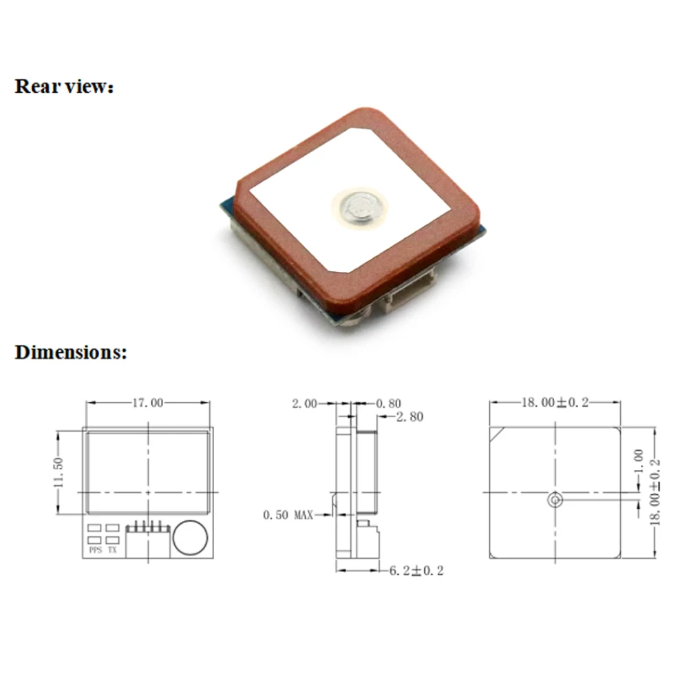 Beitian BN-180 GPS Module UART TTL Dual Glonass GPS Car Navigation with GPS Antenna for Arduino Raspberry Pi Flight Controller