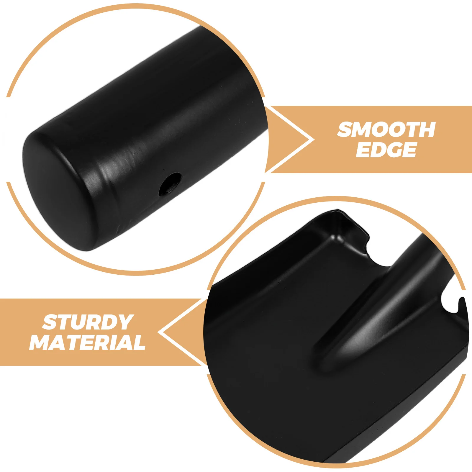 Pala multifuncional de acero al manganeso para jardín, playa, granja, chimenea, eliminación de nieve, eliminador de hielo portátil ligero para exteriores e invierno