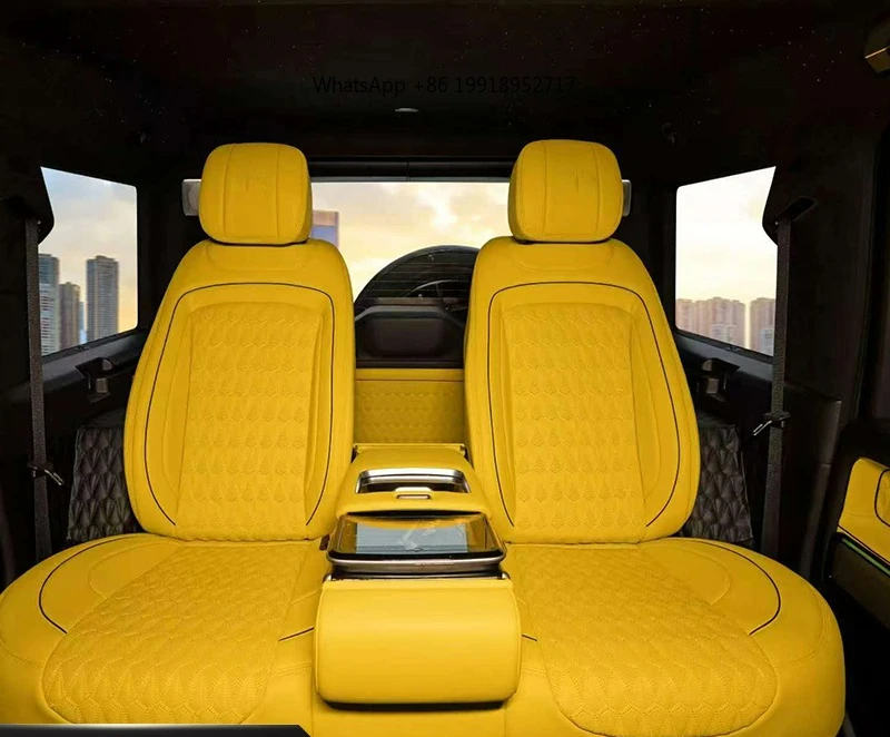 Suitable For Benz G-Class W464 W465 Rear Sofa Bed, Customized Color, Leather, Texture Ventilation Heating Massage Function