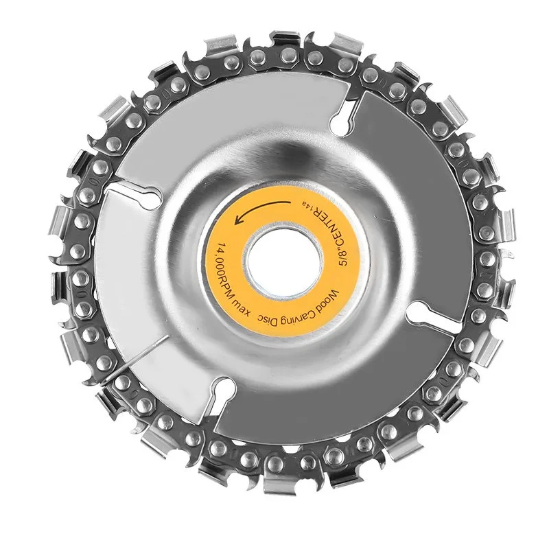 Angle grinder chain saw blade 4 inch woodworking saw plate wood grinding 5 inch universal cutting blade tea tray slotted tray