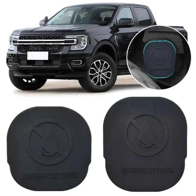 2 Pieces Silicone Car Exterior Chassis Anti Mouse and Dust-proof Protective Cover For Ford Ranger Ranger 23-24