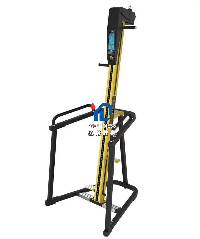 C006 Compact Vertical Climber Fitness Machine Space-Saving Climbing Trainer Home Gym Vertical Fitness Machine