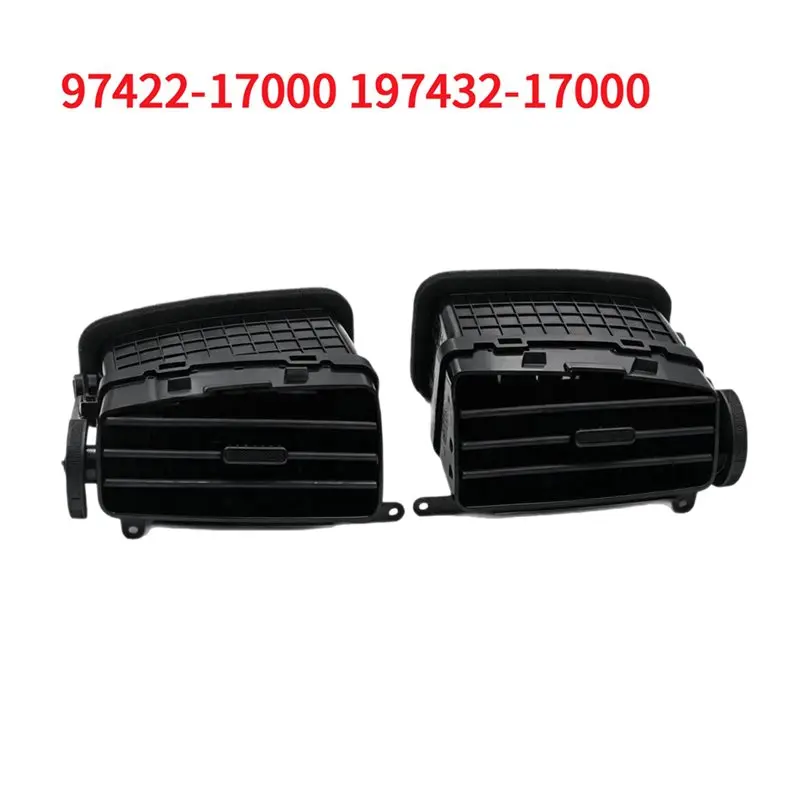 Durable-Air Conditioning Vent Grille Dash Center 1Pair For Hyundai Matrix 02-12 Middle A/C Air Outlet 997422-17000 197432-17000