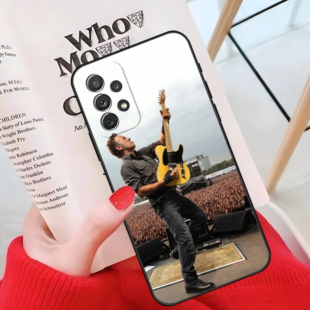 Bruce Springsteen Signed Phone Case for Samsung Galaxy A33 A31  A50 A32 S23 S24 Ultra S21 S22 S20 M54 Back Cover