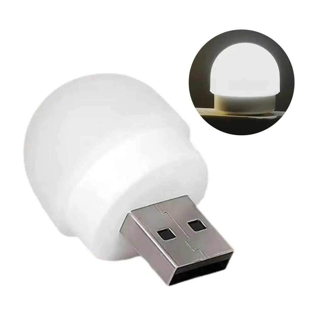 USB Light Portable Light Eye Protection Light Super Bright Light Portable Bedside Bank Dormitory Lamp Mini LED Power Lamp W9I7