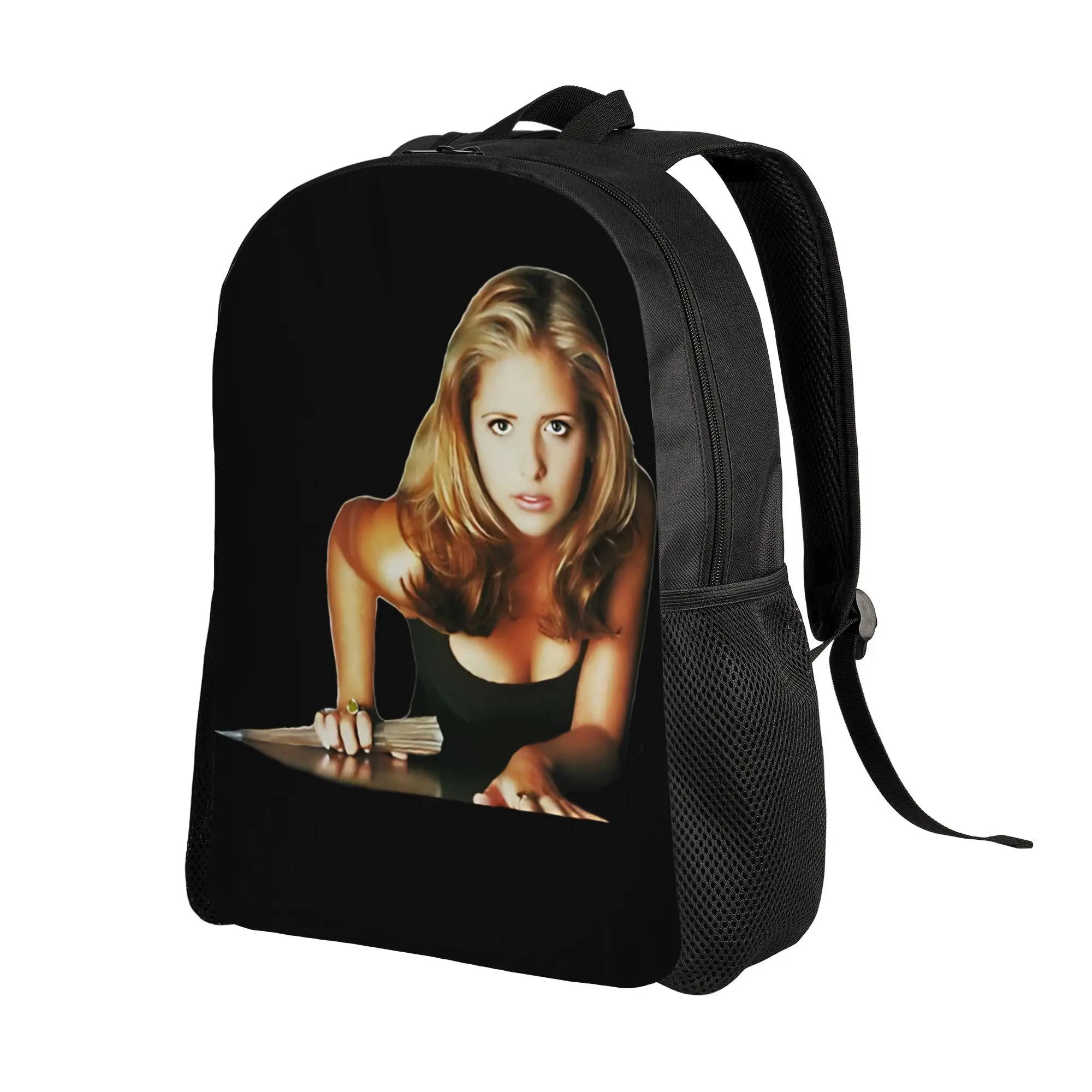 Buffy the Vampire Slayer Classical Backpack Outdoor Student Business Horror Movie Daypack for Men Women College Canvas Bags