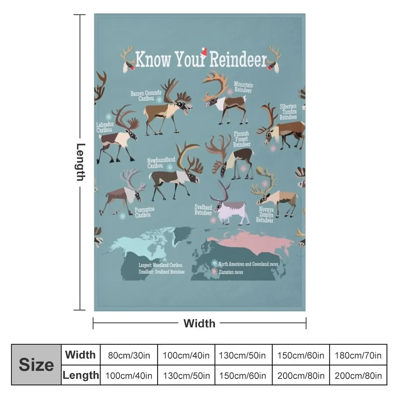 Know Your Reindeer Throw Blanket Decoratives Summer Bed covers Blankets