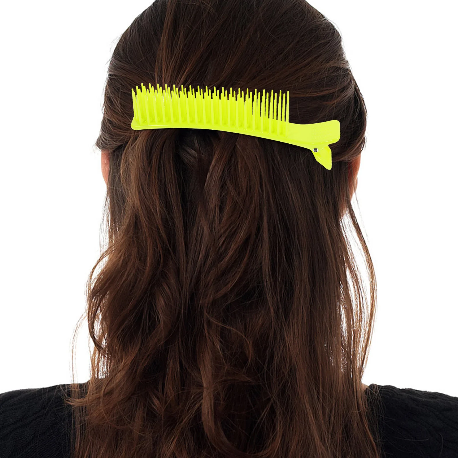 قطعتان من مشابك تصفيف الشعر الاحترافية لتصفيف الشعر في صالونات التجميل خفيفة الوزن ومحمولة ومتعددة الاستخدام ومشبك مصفف الشعر