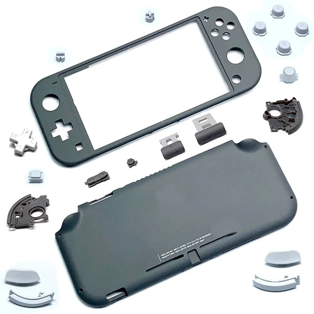 

Replacement Plastic Shell Case Cover for Nintendo Switch Lite Console Faceplate Back Cover L R ZL ZR ABXY button Trigger Button